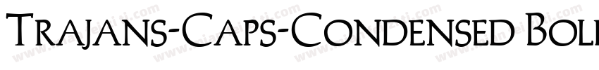 Trajans-Caps-Condensed Bold Italic字体转换